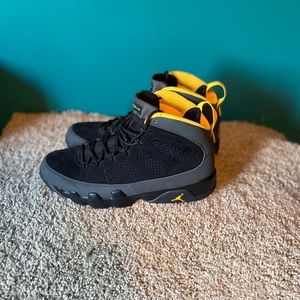 Black Charcoal Jordan 9